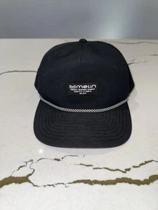 MELIN Black Coronado Hydro Hat SnapBack Classic White Rope Performance Golf - Bild 1 von 6