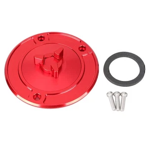 Gas Tankdeckel Abdeckung für Honda CB600F 900F CBR250RR 400RR VFR RVF 400 Rot - Picture 1 of 2