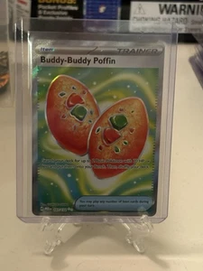 Juego de Cartas Coleccionables Pokémon Ultra Raro Buddy-Buddy Poffin #167/132 Mega Evolución - Imagen 1 de 2