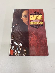 Vintage 1974 Stephen King CARRIE First Edition Hardcover Book w/DJ - Foto 1 di 9