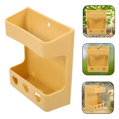  Hühner Futterautomat Vogelfutterhäuschen Vogelzubehör Für Käfige - Bild 1 von 4