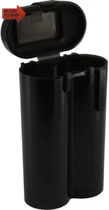 1 Schwarz 18650 & CR123A 2 Batteriehalter Aufbewahrungskoffer für 18650 Batterien - Bild 1 von 12