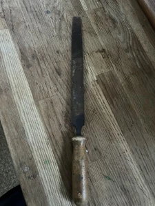 Vintage Kearney & Foot Wood Handle Flat File – K&F USA – Antique Tool - Picture 1 of 4