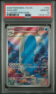 PSA 10 GEM MT 💎 - Wailord 162/159 Journey Together Illustration Rare - Image 1 of 2