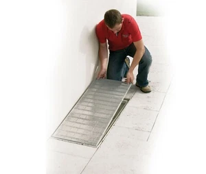 2 x Alu-LICHTSCHACHT-ABDECKUNG + 20 Klammern KELLERSCHACHT GITTER 60 x 120 cm - Bild 1 von 6