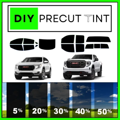 DIY PreCut Premium Ceramic Window Tint Fits ANY GMC Vehicle 2000-2024 ALL Window - Image 1 of 4