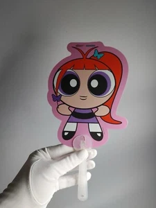 NJZ Newjeans x The Powerpuff Girls HYEIN K-POP edizione limitata fan a mano Uchiwa - Foto 1 di 4