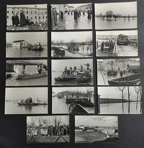 Lotto 14 Fotografie Originali Alluvione del Polesine Novembre 1951 - Bild 1 von 6