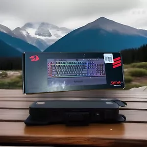 New Redragon Shiva K512RGB Backlit Membrane Gaming Keyboard W/ Multimedia Keys - Picture 1 of 24