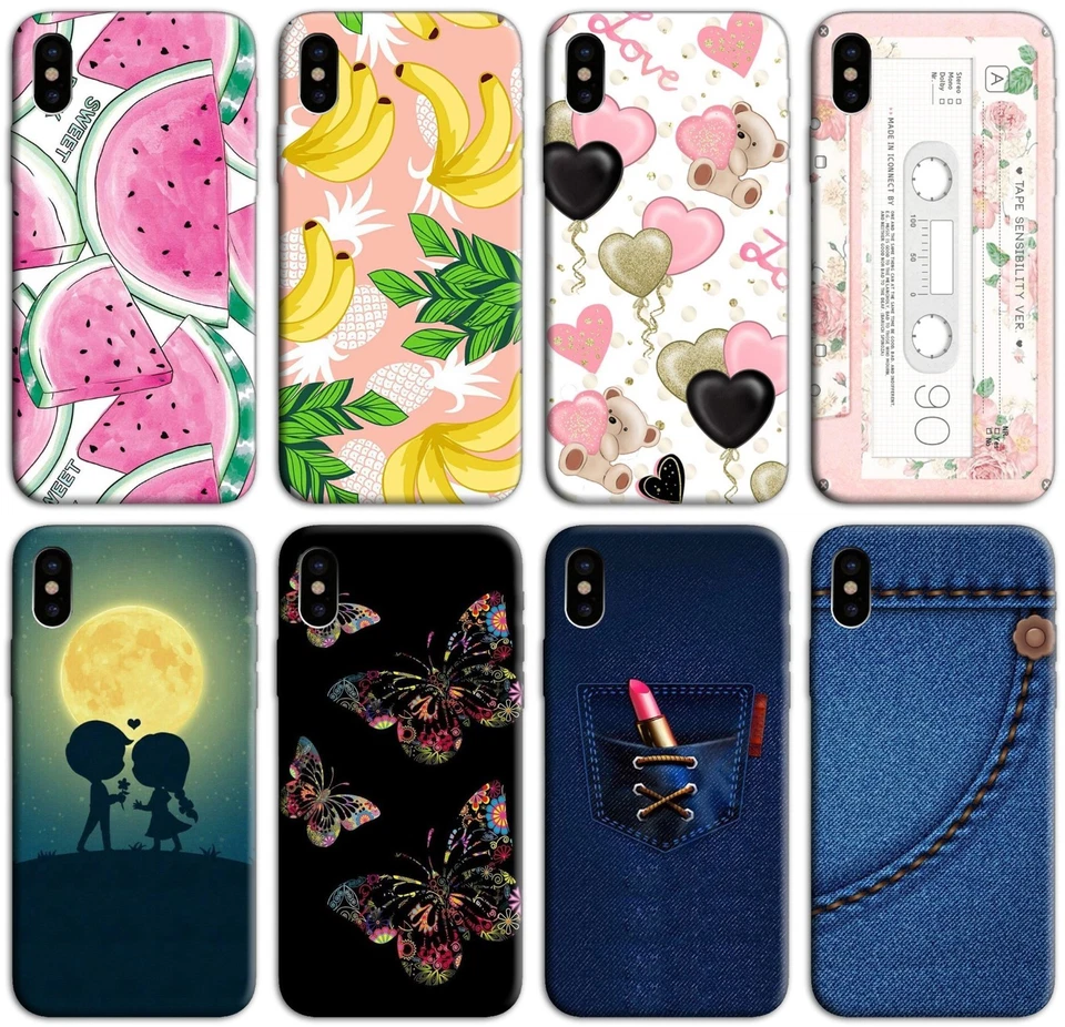 CUSTODIA COVER MORBIDA IN TPU PER APPLE IPHONE XR / XS / XS MAX FANTASIA M12 - Immagine 1 di 1