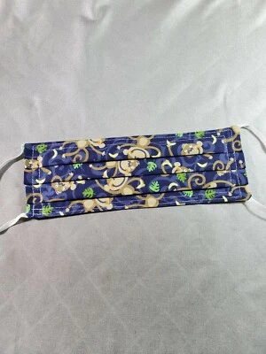 Handmade face mask (washable) adult,  Cute Monkeys  - Image 1 of 2