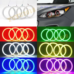 Anillo Halo RGB para Kia Sportage 16-20 Faro Ángel Ojo Azul Diente DRL Lámpara LED - Imagen 1 de 20