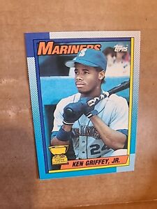 1990 Topps Ken Griffey Jr. #336 All Star Rookie Cup  Bloody Scar Mariners A