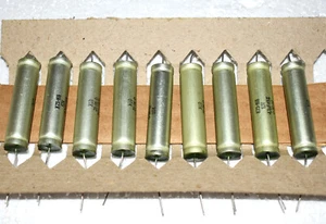 14 x  russian USSR  PETP Capacitors K73-16. 4.7 uF 63 V . NOS - Picture 1 of 3