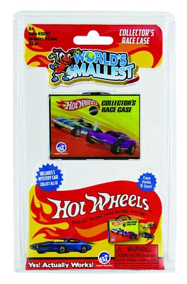 World's Smallest COLLECTORS RACE CASE Hot Wheels w/ Mystery Car - Image 1 of 4