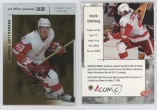 2003-04 In the Game-Used Signature Series Gold Spring Expo /10 Henrik Zetterberg