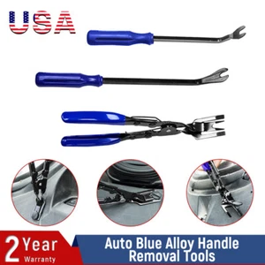 Auto Blue Fastener Puller Repair Clip Pliers Trim Upholstery Pry Removal Tools - Picture 1 of 9