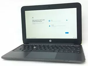 HP Chromebook Chromebook 11 G5 Ee - Celeron N3060 @ 1.6 - 4GB RAM - 11.6" - 1... - Picture 1 of 8