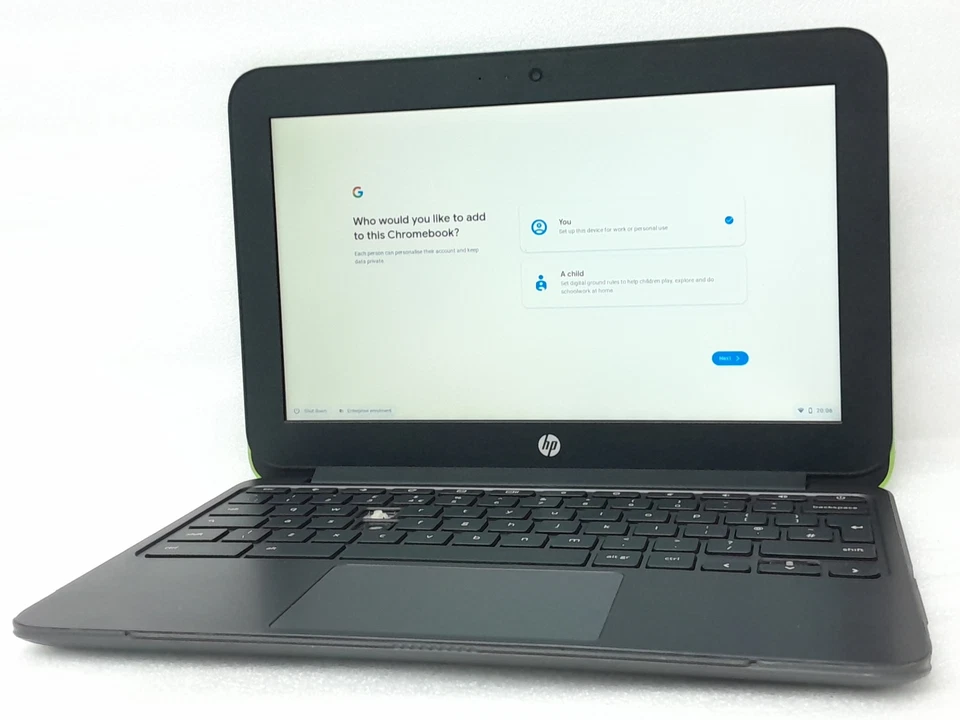 HP Chromebook Chromebook 11 G5 Ee - Celeron N3060 @ 1.6 - 4GB RAM - 11.6" - 1... - Image 1 of 4