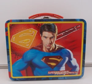 Superman 3D Metal Lunch Box- Super Powered Protector The Tin Box Company - Picture 1 of 7