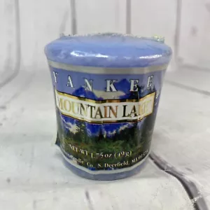 Yankee Candle Mountain Lake Votive Candle 1.75oz Blue Small Single Candle - Picture 1 of 4
