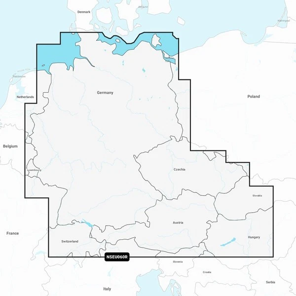 Navionics+ Plus EU060R Deutschland Schweiz, Österreich, Tschechien Digitale Seek - Bild 1 von 1
