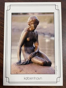Copenhagen, Denmark - Statue of The Little Mermaid Gronlund Unposted - Postcard - Picture 1 of 2