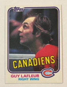 1981-82 Topps Hockey Card #19 Guy Lafleur Montreal Canadiens - Picture 1 of 2