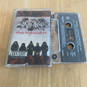 Anthrax Attack Of The Killer B's 1991 Cassette Tape RARE USA VERSION THRASH - Picture 1 of 3