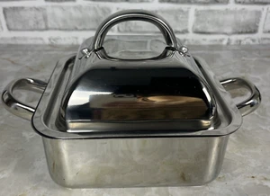 Cook's Essentials Impactbase Non-stick 1 3/4 Quart Stainless Steel Square Cookwa - Picture 1 of 10