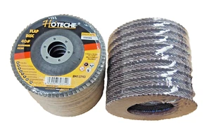 Lot of (20) Aluminum Oxide Flap Disc Grinding wheel 4-1/2" x 7/8" 40 Grit 550306 - Picture 1 of 3