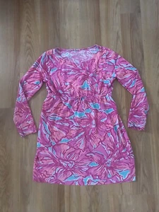 Lilly Pulitzer Girl's Size L 8/10 Multicolor Floral Print Tunic Dress - Picture 1 of 5