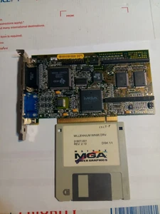 MATROX MILLENIUM MGA-MIL/2N 576-04 REV:A 2MB VINTAGE - Picture 1 of 10