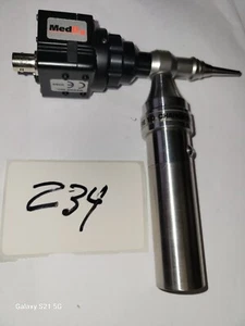 MedRx Video Otoscope Probe BH 32619 High Res Camera Battery Light Source - Picture 1 of 5