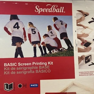 Speedball Basic Fabric Screen Printing Super Value Kit New - Picture 1 of 9