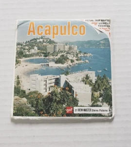 Vintage Acapulco Mexico GAF Sawyer View-Master Reels Set With Booklet B 003 - Picture 1 of 7