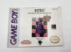 Hatris (Nintendo NES, 1990) nur Bedienungsanleitung *OHNE SPIEL* Buch Booklet sehr guter Zustand  - Bild 1 von 4