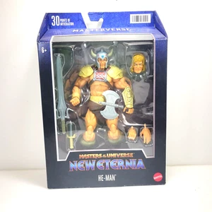 Mattel He-Man Masters of the Universe New Eternia He-Man Actionfigur MIP - Bild 1 von 4