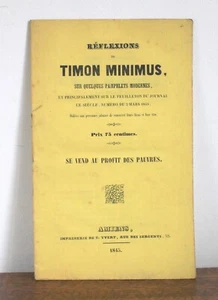 Reflexionen von Timon Minimus 1845 Druckerei von E. Yvert - Bild 1 von 3
