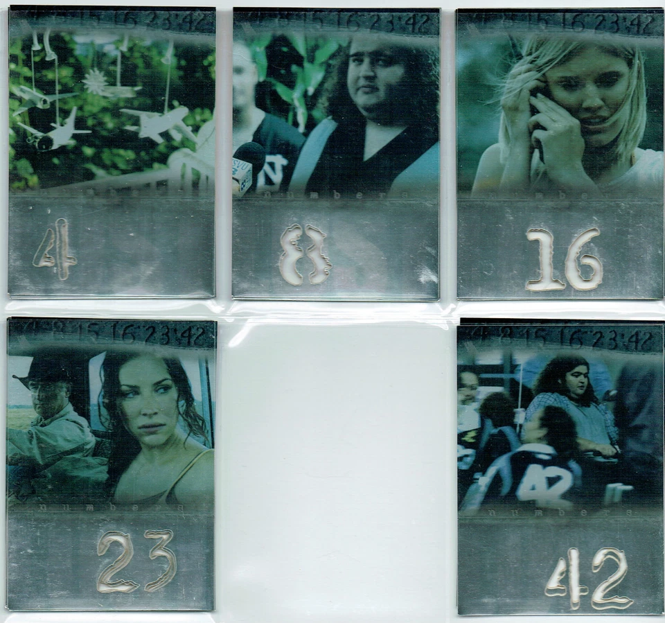 LOST SEASON ONE DIE CUT NUMBERS SINGLE CARDS - Image 1 of 1