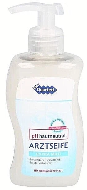 300 ml REAM QUARTETT antibakterielle Arztseife Pumpflasche (2,78/Fl.) - Bild 1 von 1