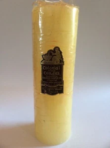 Vtg Colonial Of Cape Cod Co Handipt Wax Candle 2-7/8" X 9 " Lily Of The Valley - Picture 1 of 5