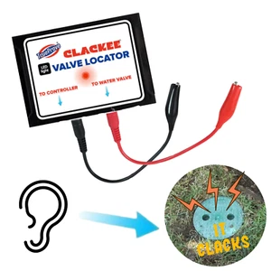 🔥 NEW! LED Original CLACKEE™ PRO Irrigation Valve Sprinkler Finder Locator  Kit - Picture 1 of 11