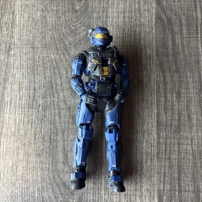 2010 Halo Blue Spartan Soldier Rogue Action Figure 5 Inch Microsoft - Image 1 of 4