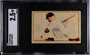 1952 Berk Ross Yankees HOF Mickey Mantle Rookie Baseball Card SGC 2.5 GD+ - Picture 1 of 2