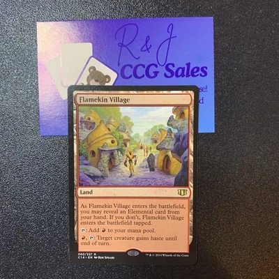 MTG - Flamekin Village - Commander 2014 - Near Mint - Image 1 of 2