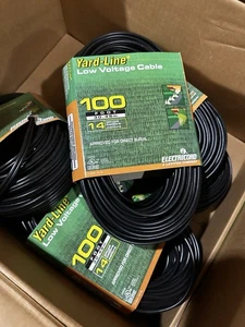 🔴Electricord X-0246-100-BL Yard-Line Low Voltage Burial Cable 100FT‼️ - Picture 1 of 3