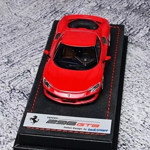 LookSmart 1:43 Red Ferrari 296GTB supercar resin model - Luxury Edition - Picture 1 of 7