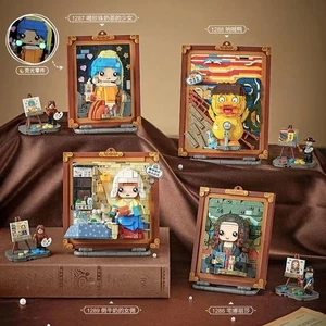 LOZ Mini Blocchi Bambini Edilizia Quadri Famosi in Mondo Giocattoli Decorativi Decorazione Casa - Foto 1 di 15