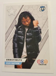 2021 Annoyingtv Card #4 TRU Creator HUH Nation Mario MyParkBully YouTube - Picture 1 of 3